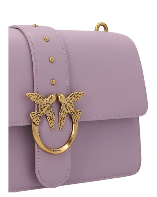 Pinko Purple Love One Crossbody Bag