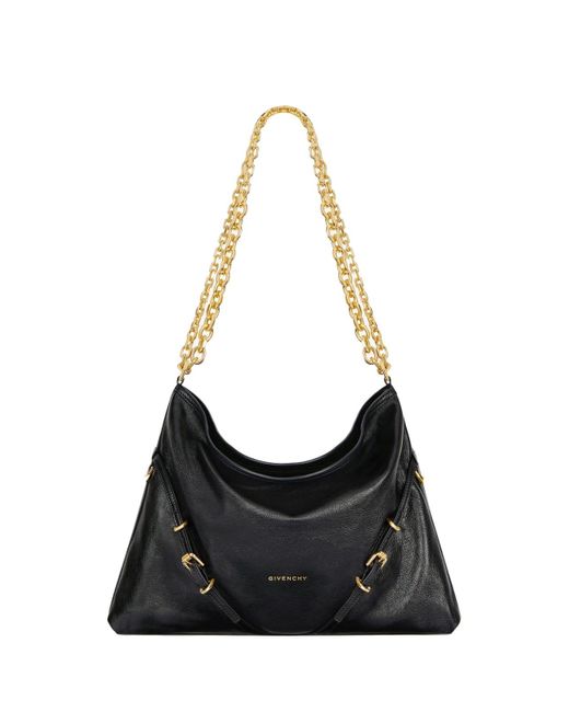 Givenchy Black Voyou Chain Medium Bag