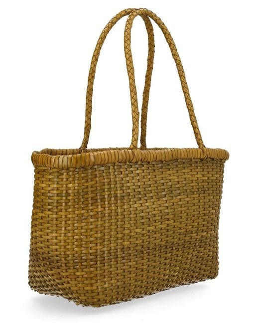 Dragon Diffusion Green Shoulder Bag B Weave Leather