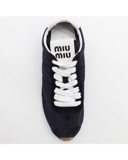 Miu Miu Blue Sneakers