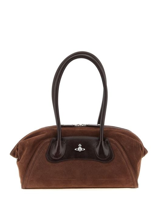 Vivienne Westwood Brown ' Shirley' Small Shoulder Bag