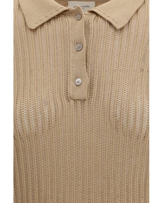 Jacob Cohen Natural Cotton Polo Shirts