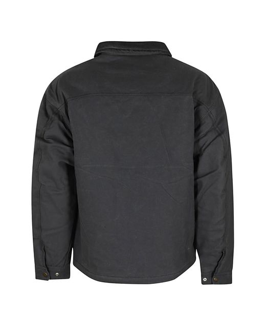 Dickies Black Lucas Waxed Pocket Front Jacket for men