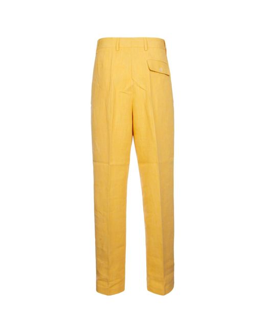 Jacquemus Yellow Le Raphia Madeiro Straight-leg Trousers for men