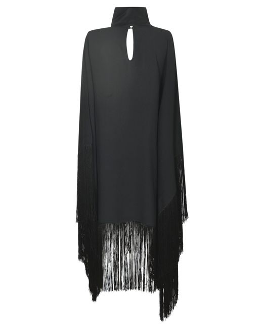 ‎Taller Marmo Black Fringed Cape