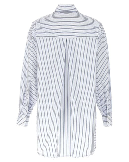 Carolina Herrera White Striped Shirt