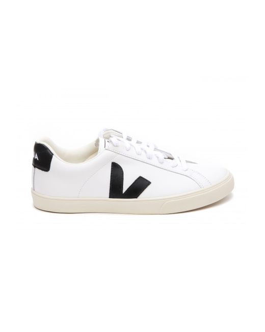 Veja Sneakers Esplar Leather White Black Lyst