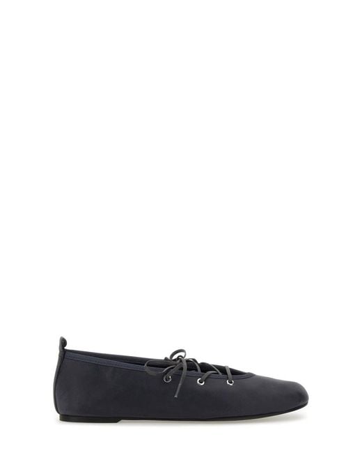 Paloma Wool White Lace-Up Ballerina Pina