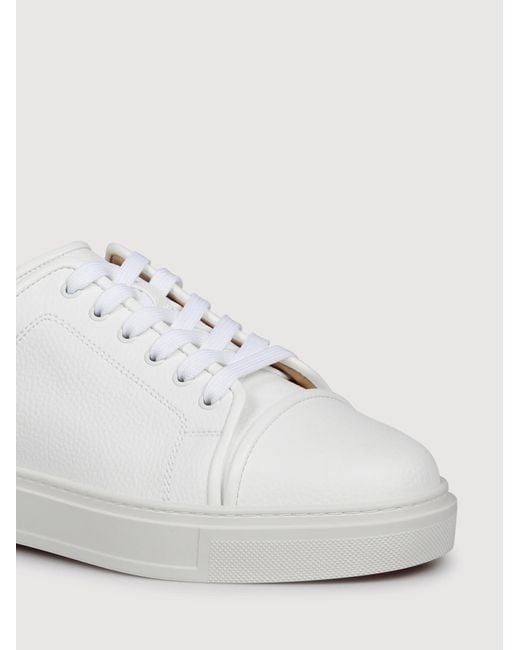 Christian Louboutin White Adolon Junior Flat Sneakers for men