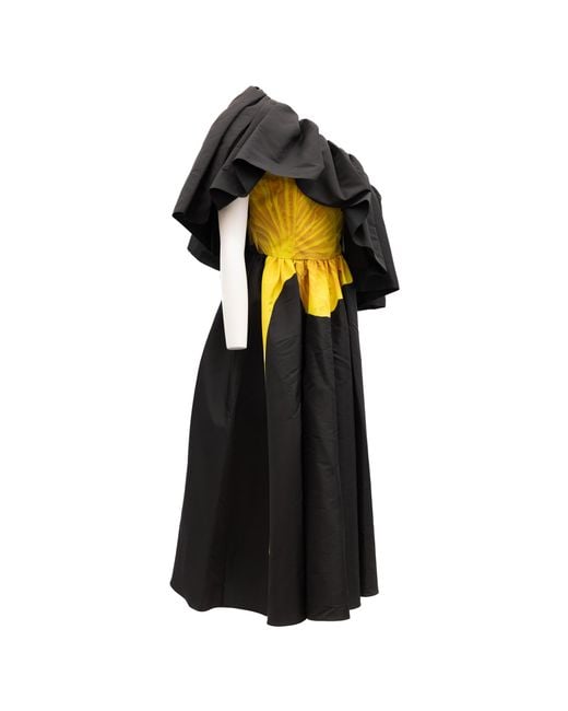 McQueen Black Acetate Dress
