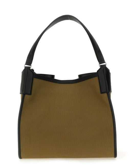 Bally Green Large Shopping Bag Arkle Cotton Handbags for men