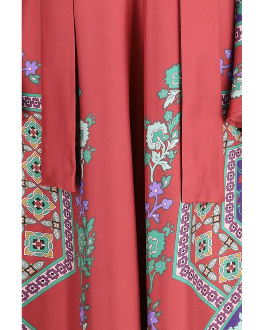LaDoubleJ Red Silk Twill Magnifico Dress