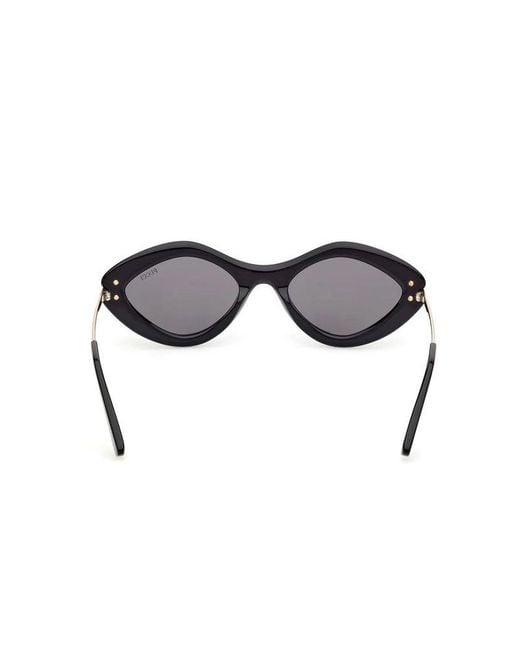 Emilio Pucci Black Sunglasses Acetate Eyewear