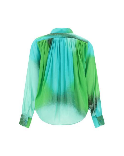 Gianluca Capannolo Green Claire Blouse