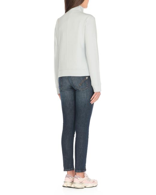 K-Way Blue Cyrielle Interlock Jacket