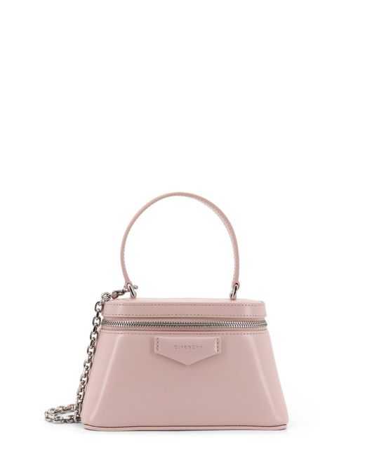 Givenchy Pink Antigona Vanity Bag Leather Crossbody Bag