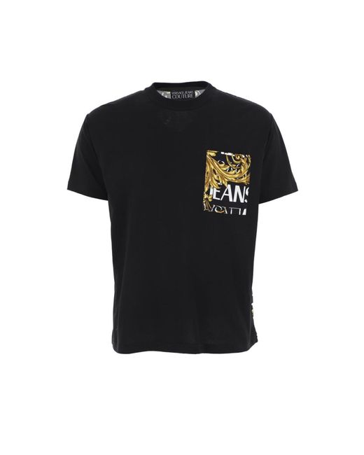 Versace Jeans Couture T-shirt in Black for Men | Lyst