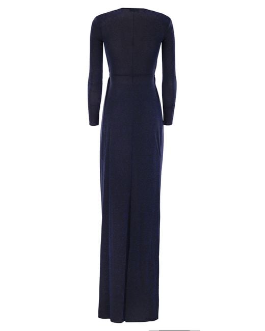 Elisabetta Franchi Blue Carpet Dress