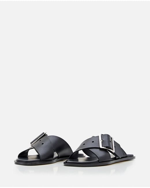 Loewe White Slip On Sandals