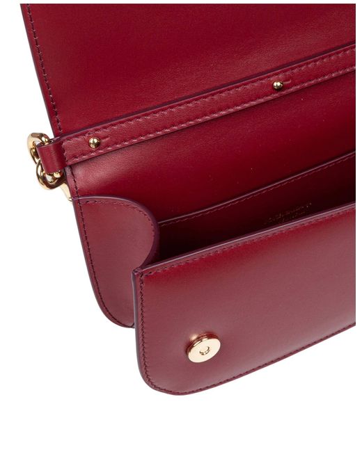 Dolce & Gabbana Red 3.5 Calfskin Shoulder Bag