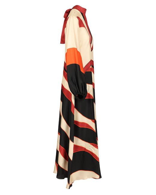 Raquel Diniz Orange Parana Kaftan
