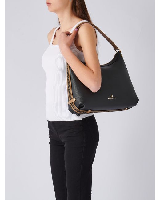 Michael kors leather hobo top