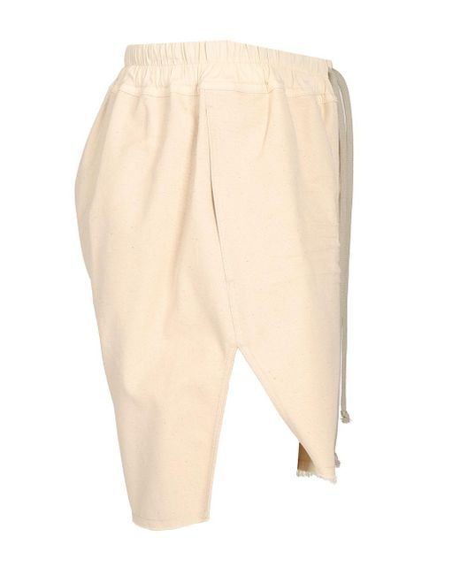 Rick Owens Natural 'Boxers' Bermuda Shorts for men