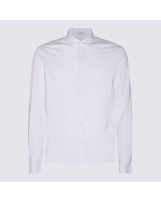Cruciani White Cotton Shirt for men