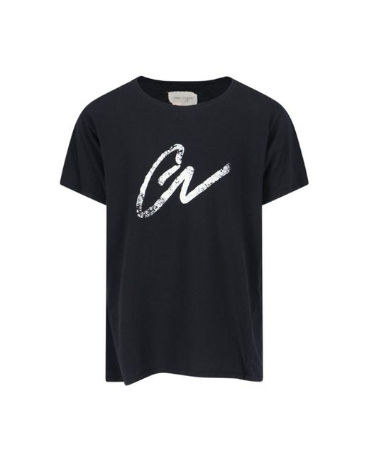 Greg Lauren Black T-shirt for men