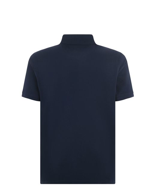 La Martina Blue Polo Shirt for men