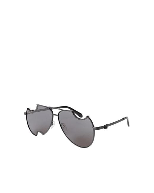 Off-White c/o Virgil Abloh White Dallas Meteor Logo Sunglasses Accessories for men