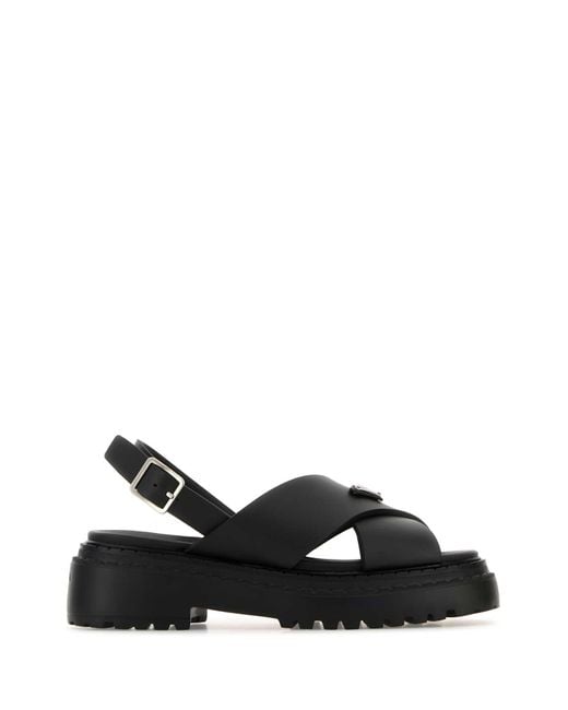 Prada Black Sandals