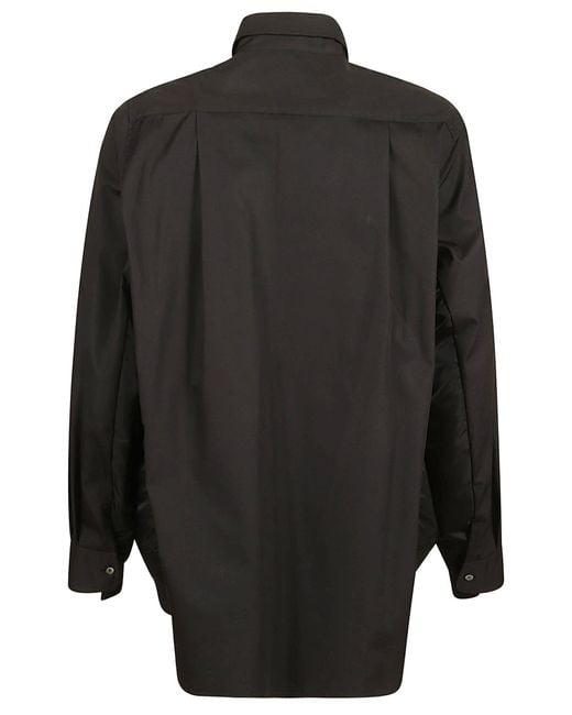 Sacai Black Long-Sleeved Shirt for men