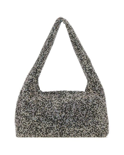 Kara Gray Rhinestones Handbag