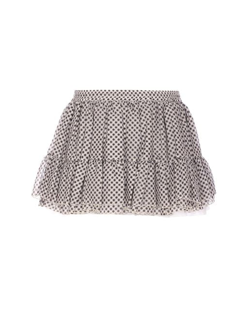 Aniye By Gray Mini Vickie Check Skirt