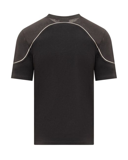 Gcds Black Comma T-Shirt for men