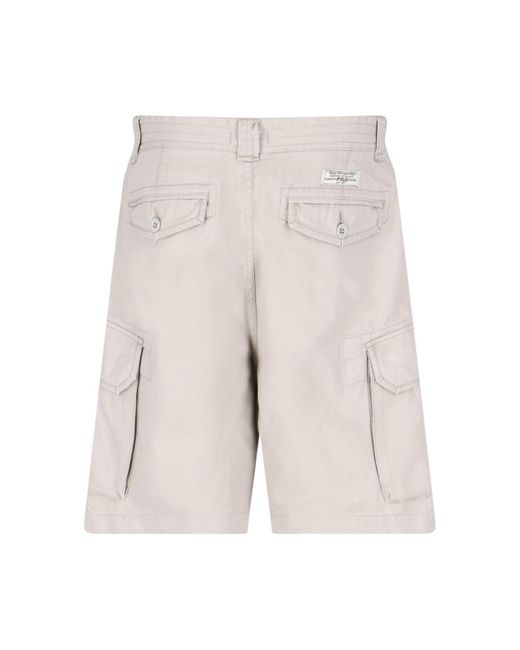 Polo Ralph Lauren White Cargo Pants for men