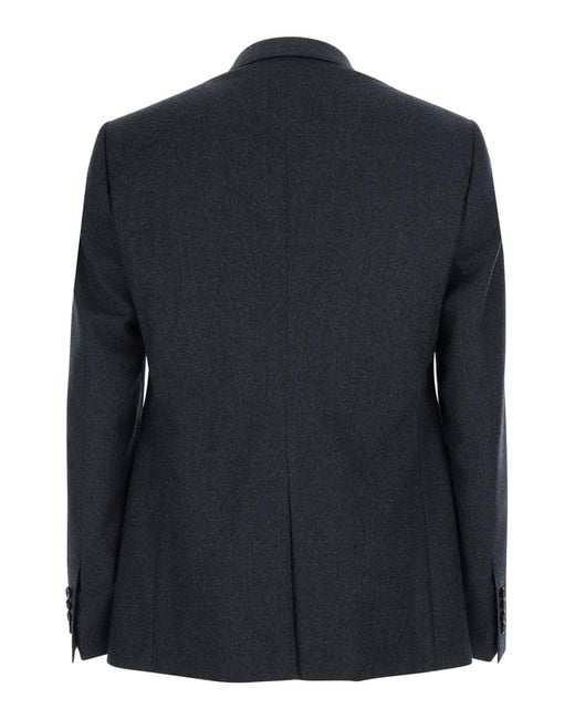 Dolce & Gabbana Blue Jacket Wool-Blend for men