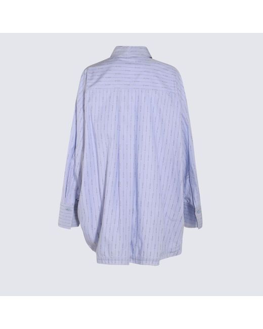 The Attico Blue Light Cotton Shirt