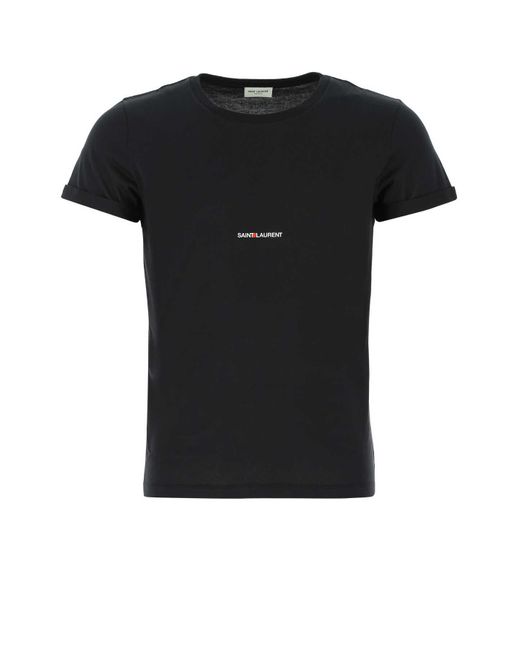 Saint Laurent Black T-Shirt for men