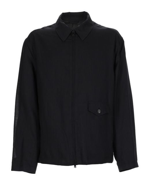 Our Legacy Black Jacket Evolved Merino Wool for men