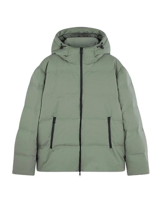 Paul & Shark Green Typhoon Platinum Heat Sealed Seams Down Jacket for men