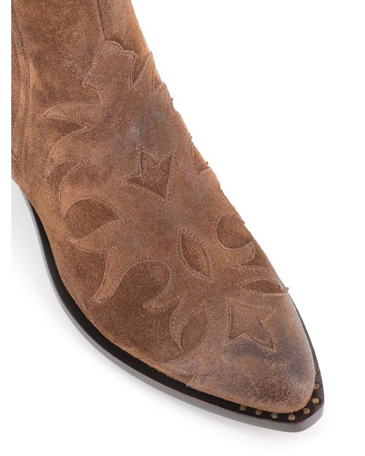 Sartore Brown Texan Boot Sr3645st