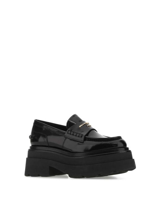 Alexander Wang Black Leather Carter Loafers