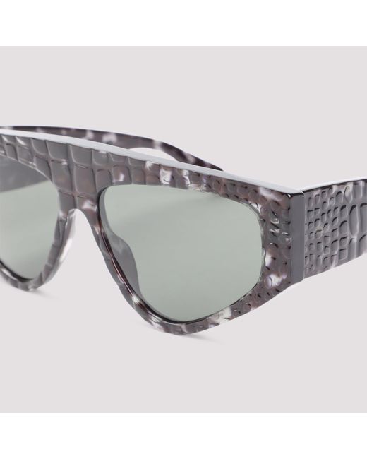 Alaïa White 97 Mask Sunglasses Acetate