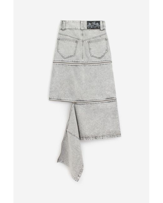 VAQUERA Gray Zipper Skirt Skirt
