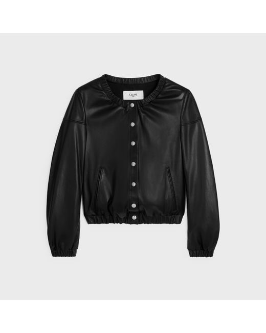 Céline Black Veste En Agneau Jacket
