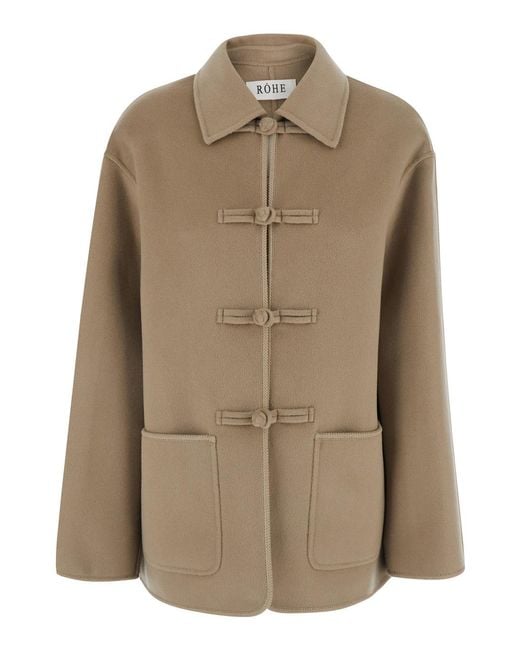 Rohe Natural Jacket Wool-Cashmere Coat