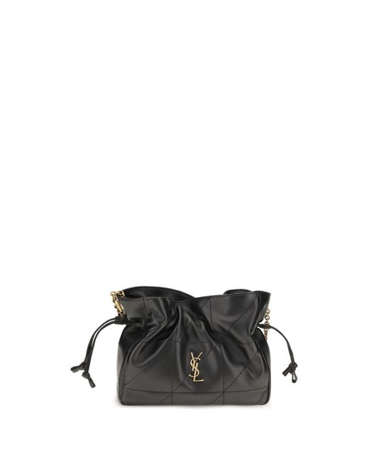 Saint Laurent Black Pouch Jamie Lambskin Shoulder Bags