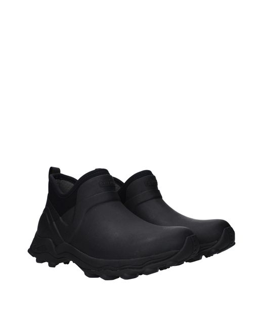 Givenchy Black Rubber Ankle Boots for men